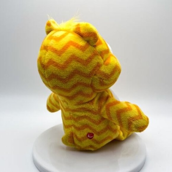 Care Bears Funshine Bear Chevron Striped Plush Stuffed Animal Just Play 2015 8” - Picture 4 of 9